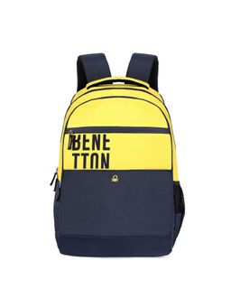 United Colors of Benetton - Provence 21L Polyester Non Laptop Backpack for Unisex-Yellow (M)