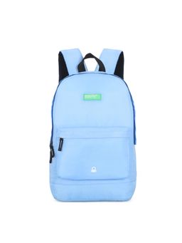 United Colors of Benetton - Xenon 12L Polyester Non Laptop Backpack for Unisex-Light Blue (M)