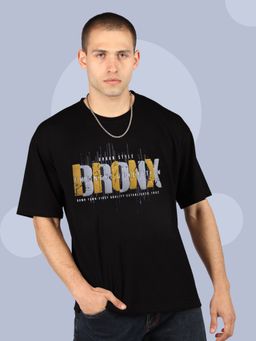 CHKOKKO - Printed Oversized T-Shirt-Black