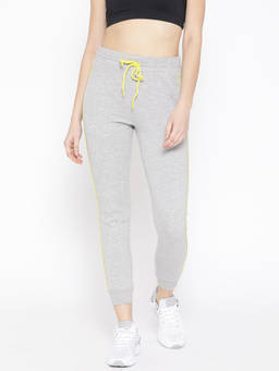 Off Limits - Women Grey Piping Joggers