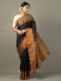 Fabindia - Silk Kanjeevaram Textured Sari