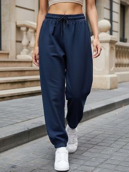 Bewakoof - Air 1.0 Women's Blue Super Loose Fit Joggers