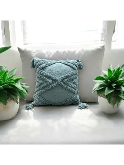 LUSHLYF - Ocean Breeze Tufted Cushion Cover - Green
