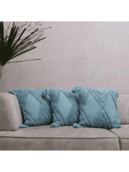 LUSHLYF - Ocean Breeze Tufted Cushion Cover - Green (Pack of 3)