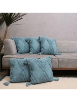 LUSHLYF - Ocean Breeze Tufted Cushion Cover - Green (Pack of 5)