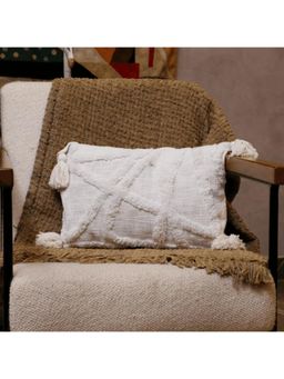 LUSHLYF - Ivory Dream Tufted Cushion Cover - White