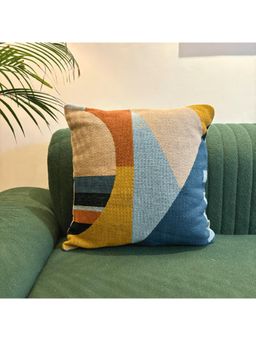 LUSHLYF - Geo Pop Jacquard Cushion Cover - Multi-Color