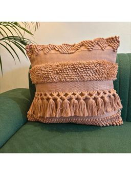 LUSHLYF - Peach Delight Tufted Cushion Cover