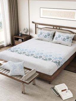 Sparsh - Floral Bedsheet with 2 Pillow Cover (Double)