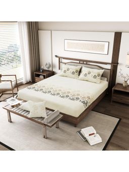 Sparsh - Floral Bedsheet with 2 Pillow Cover (Double)