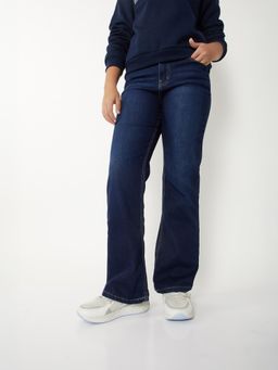max - Girls Washed Bootcut Jeans