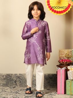 POCOMICO - Purple Orchid Dream Kurta and Pyjama
