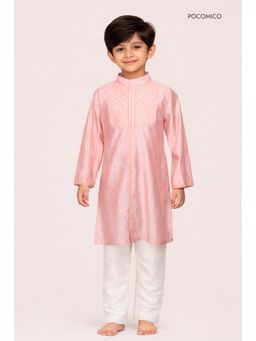 POCOMICO - Peach Royale Kurta and Pyjama