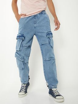 max - Boys Washed Cargo Parachute Jeans