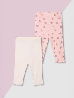 max - Girls Printed Leggings (Pack of 2)