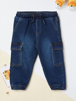 max - Boys Washed Cargo Jeans