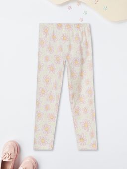 max - Girls Floral Print Leggings