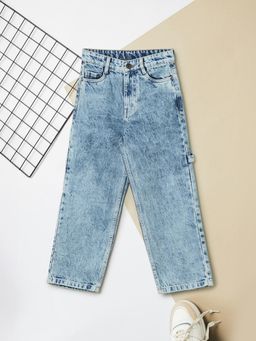 max - Boys Washed Cargo Jeans