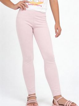 max - Girls Solid Skinny Leggings
