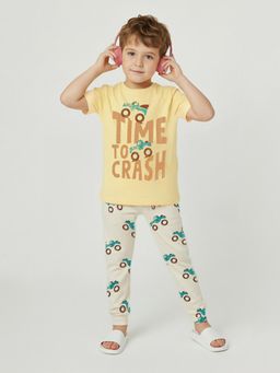 max - Boys Printed T-shirt and Pyjama