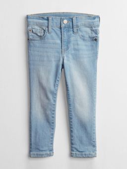 GAP - Boys Blue Mid-Rise Light Wash Skinny Fit Jeans