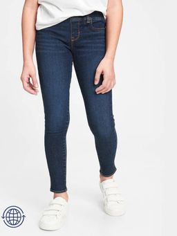 GAP - Girls Blue Mid-Rise Slim Fit Jeans