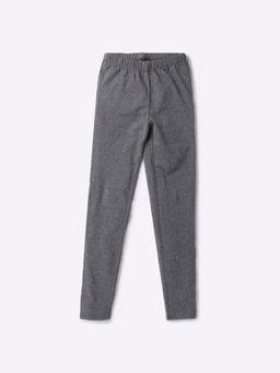 GAP - Girls Grey Printed Mid-Rise Slim Fit Leggings