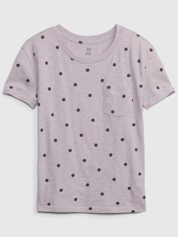 GAP - Girls Polka Dot Crew Neck T-Shirt