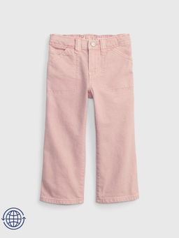 GAP - Girls Pink Mid-Rise Carpenter Jeans