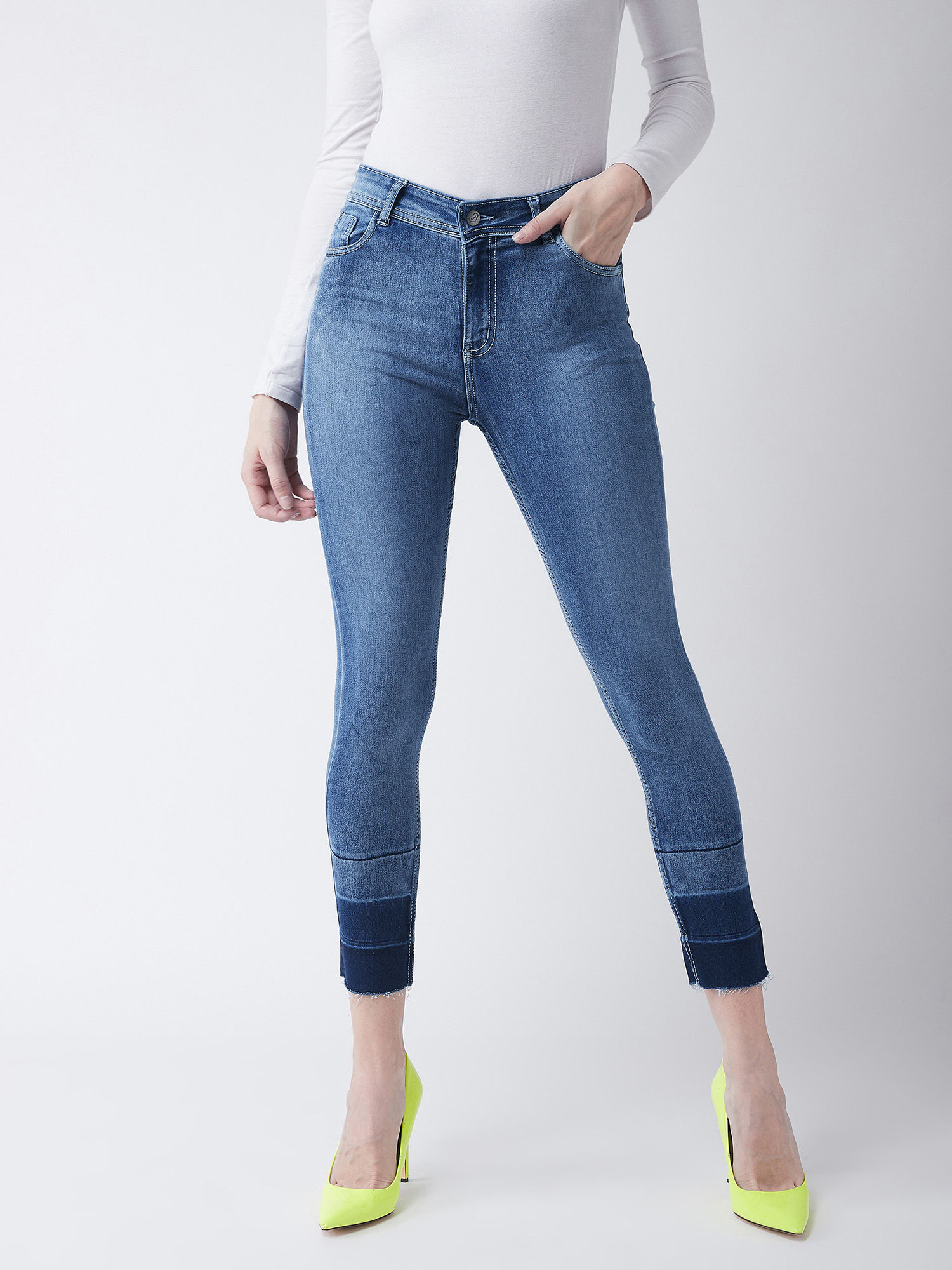 ankle length jeans