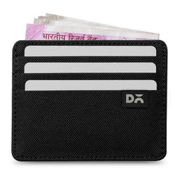 DailyObjects - Black Ballistic Nylon Skinny Fit Card Wallet