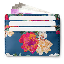 DailyObjects - Romancing Nature Skinny Fit Card Wallet