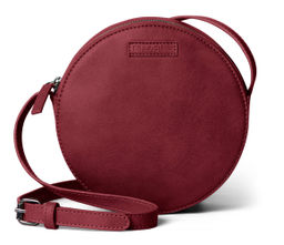 DailyObjects - Burgundy Faux Leather - Orbis Crossbody Bag
