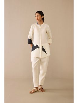AMPM - Ivory Dilbar Co-Ord (Set of 2)