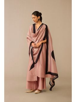 AMPM - Pink Dilruba Kurta with Palazzo and Dupatta (Set of 3)