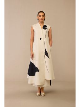 AMPM - Ivory Dilshad Jacket with Palazzo (Set of 2)