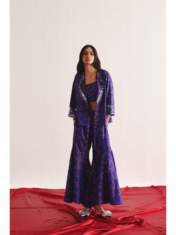 Twenty Nine - Purple Patola Co-Ord (Set of 3)