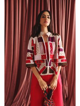 Twenty Nine - White Recycled Crop Jacket