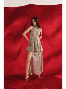 Twenty Nine - Brown Mirror Work Skirt