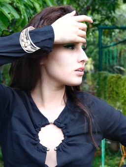 Odette - Women Elegant Grey Cuff Bracelet