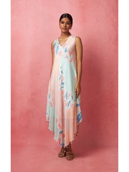 Vedika M - Multi-Color V-Neck Maxi Dress