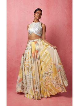 Vedika M - Multi-Color Lehenga With Blouse (Set of 2)