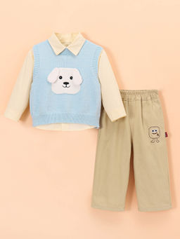 Hopscotch - 3-Pc Preppy Vest Pants Set