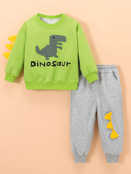 Hopscotch - 2-Pc 3D Spike Dinosaur Jogger Set