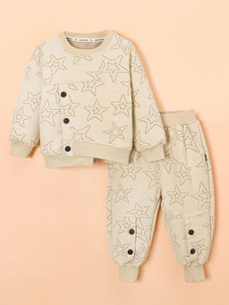 Hopscotch - 2-Pc Star Outline Jogger Set