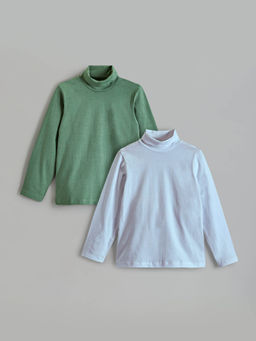 Hopscotch - 2-Pack Timeless High-Neck T-shirts