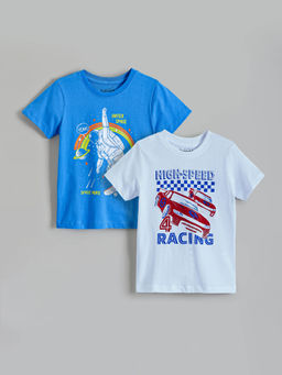 Hopscotch - 2-Pack Cotton Velocity Graphics T-shirts
