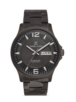 Daniel Klein - Black Color Stainless Steel Strap Watch for Men DK.1.13069-5