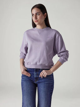 Levi's - Womens Solid Regular Fit Sweatshirt
