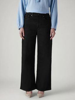 Levi's - Womens Black Comfortable Fit High Rise Cinch Jeans